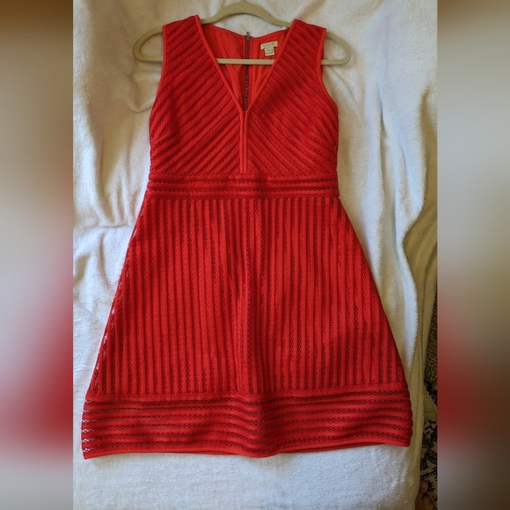 J. Crew red dress